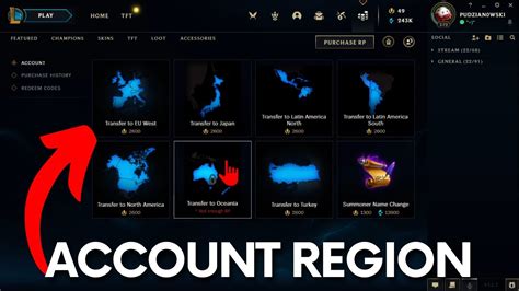 league of legends change region free|league of legends transfer region.